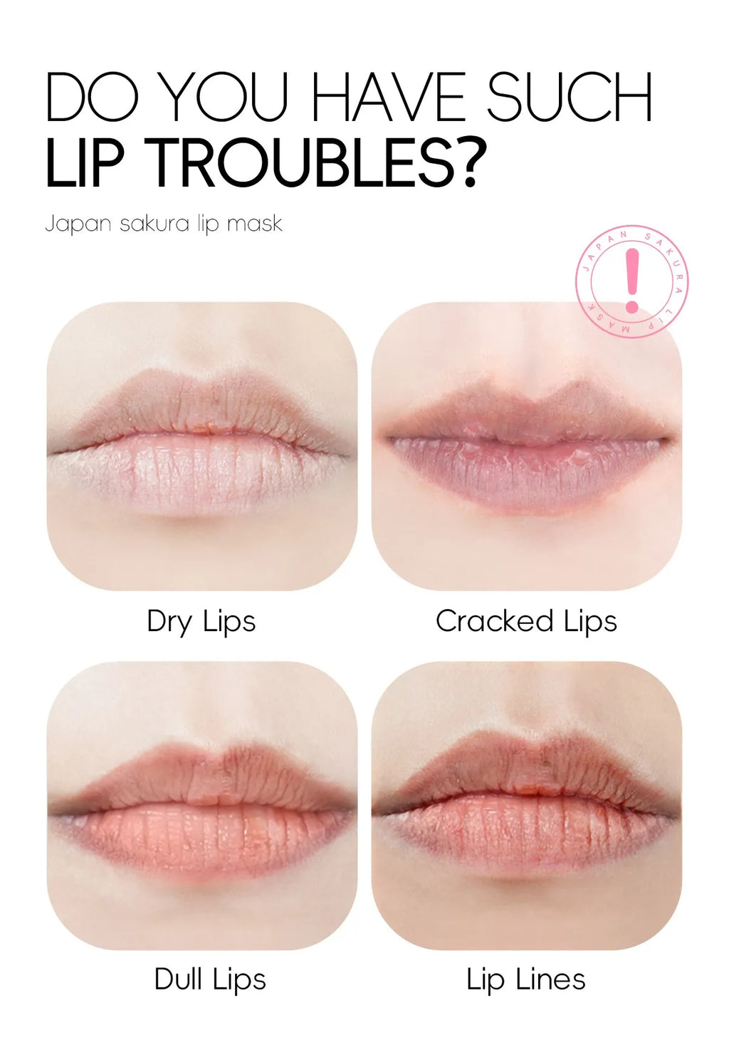 Japan Sakura Lip Hydrogel Pads (Soothe) — 10 pcs