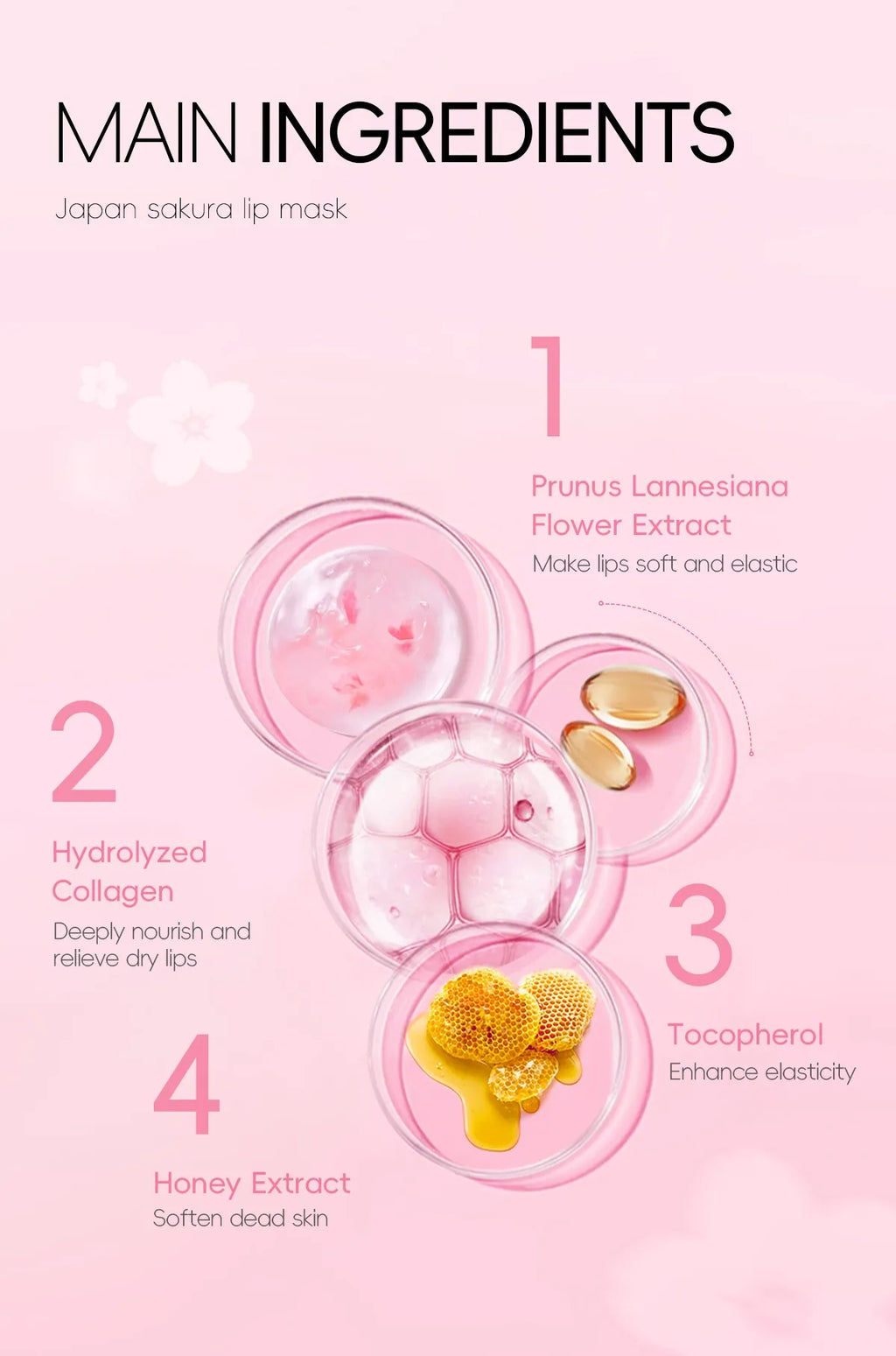 Japan Sakura Lip Hydrogel Pads (Soothe) — 10 pcs